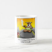 Mug Drôle Cigar Wise Man Cartoon Cadeaux! (Centre)