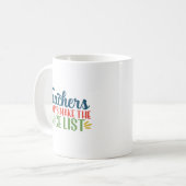 Mug Drôle Citation De Noël Les Enseignants Font La Lis (Devant gauche)