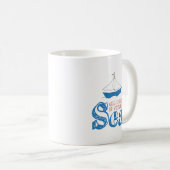 Mug Drôle Citation Nautique Voilier Dessin Vitamin Mer (Devant droit)