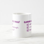Mug Drôle Clogging Triple Menace Danseurs Clog (Centre)