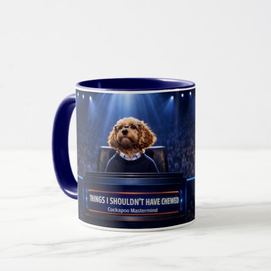 Mug Drôle Cockapoo | Cadeau Mon Cockapoo L'a Mangé (Devant gauche)