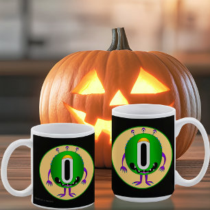 Mug Drôle, Coloré, Monstre De Dessin, Halloween