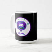 Mug Drôle, Coloré, Monstre De Dessin, Halloween (Devant gauche)