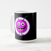 Mug Drôle, Coloré, Monstre De Dessin, Halloween (Devant gauche)