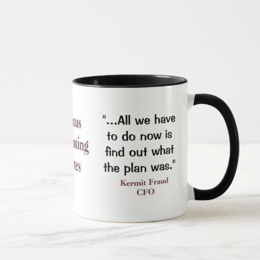 Mug Drôle Comptable CFO Citation Disant (Droite)