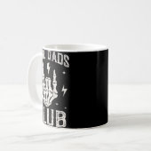 Mug Drôle Cool Dads Club Retro Skeleton Papa (Devant gauche)