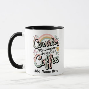Mug Drôle Coworker Cadeaux Les Plus Probables : PERSON
