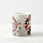 Mug Drôle Crashing Santa Claus Design (Centre)