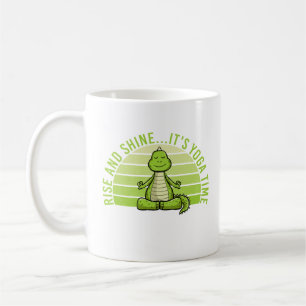 Mug Drôle crocodile mignon faisant du yoga. amusant yo