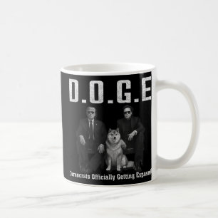 Mug Drôle D.o.g.e Démocrates Doge Obtenir Officielleme