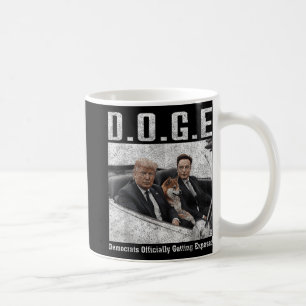 Mug Drôle D.o.g.e Démocrates Doge Officiellement Se Dé