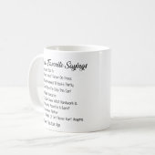 Mug Drôle Dads Sayings Favorite Cadeau (Devant gauche)