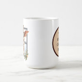 Mug Drôle dame de girafe ajouter du texte (Centre)