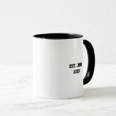 Mug drôle d'annonce de grossesse Drôle de futur pa (Devant droit)
