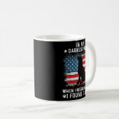 Mug drôle dans mon heure la plus sombre quand j'avais  (Devant droit)