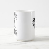 Mug Drôle d'araignée dit visiter mon site Web Cartoon (Centre)