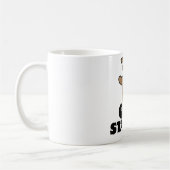 Mug drôle dash stasher moustache renne (Gauche)