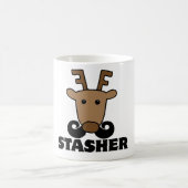 Mug drôle dasher stasher mustache rennes (Centre)