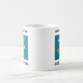 Mug Drôle d'astéroïde de dinosaure Tout va bien (Centre)