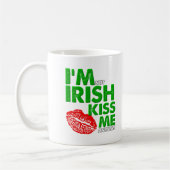 Mug drôle de baiser anti-irlandais (Gauche)