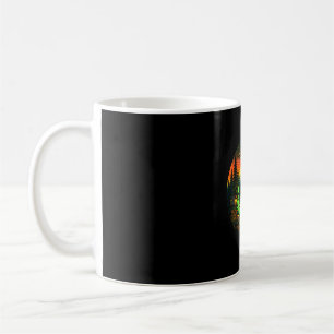 Mug Drôle de bigfoot alien camping rétro ufo feu de ca