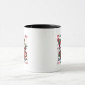 Mug Drôle de bonhomme de neige qui fond Noël  (Centre)