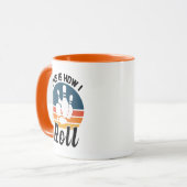 Mug Drôle de Bowling C'est Comme Ça Que Je Roule Graph (Devant gauche)