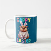 Mug Drôle de cappy Pâques capybara mème joyeuses Pâque (Gauche)