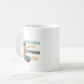 Mug drôle de capybara, cadeau, mignon capybara, ne pas (Devant gauche)