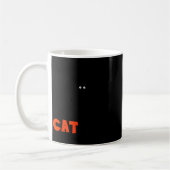 Mug Drôle de chat noir serviteur de chat (Gauche)