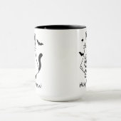 Mug drôle de chat pour Halloween, Mug drôle pour l (Centre)