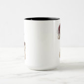 Mug Drôle de chien cool Joyeux Nouvel An Design (Centre)