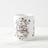 Mug drôle de chocolat (Centre)