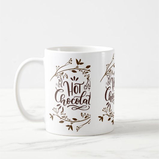 Mug drôle de chocolat (Gauche)
