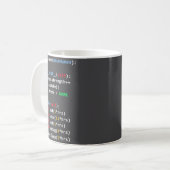 Mug Drôle de codage Python Cl Manger Code Dormir (Devant gauche)
