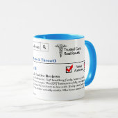 Mug Drôle de commande spéciale Meilleur ORL (Oreille, (Devant droit)