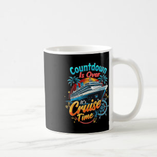 Mug Drôle de compte à rebours de croisière est terminé