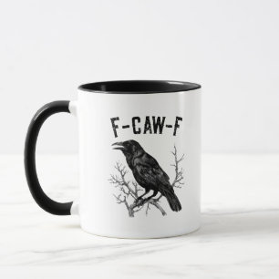 Mug Drôle de corbeau corneille oiseau corbeau hommes f