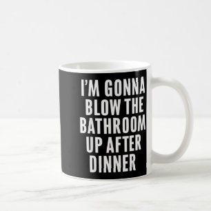 Mug Drôle de coup de vent dans la salle de bain humour