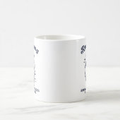Mug Drôle de course parce que le meurtre est faux Rétr (Centre)