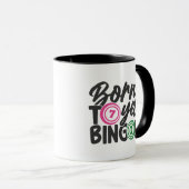Mug Drôle de cri Bingo mot art (Devant droit)