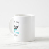 Mug Drôle de croisière exercice d'évacuation conceptio (Devant gauche)