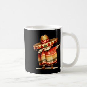 Mug Drôle de dabbing mexicain poncho sombrero cinco de