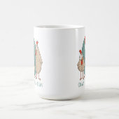 Mug drôle de dame de poulet (Centre)