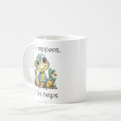 Mug Drôle de dinosaure de la vie (Devant gauche)