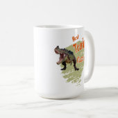 Mug Drôle de dinosaure Meilleur enseignant de la class (Devant droit)
