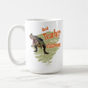 Mug Drôle de dinosaure Meilleur enseignant de la class