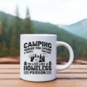 Mug Drôle de dire de camping