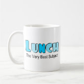 Mug Drôle De Dire Sur Le Déjeuner (Gauche)