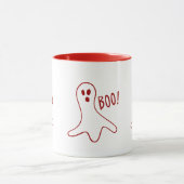 Mug drôle de fantôme crier boo halloween design graphi (Centre)
